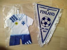 Mini-Trikot+Wimpel Lä. 18/26 cm * F.A. Finnland * Finland pennant Suomi SPL FBF