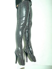 highs heels latex  ballet boots size 37 38 39 40 41 42 43 44 45  46 57  fs
