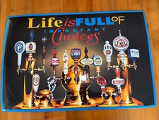  Blechschild „Zapfhähne“