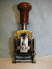 Alter Paginierstempel DDR