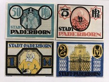Paderborn -  4x Notgeld -