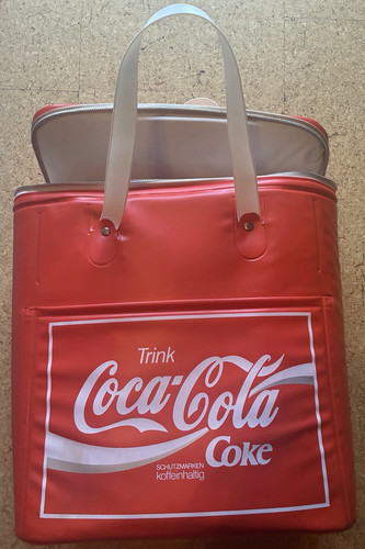 Coca cola kühltasche 80ger - coca-cola,