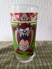 Warner Bros. Looney Tunes Taz Tasmanischer Teufel Trinkglas Sammler Vintage 0.25