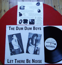 The Dum Dum Boys – Let There Be Noise + INSERT 1982 Bondage Records like stooges