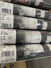 3D Tapete in Weiß, Grau