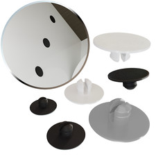 Bohrlochabdeckung Blindstopfen Abdeckstopfen Lochabdeckung Abdeckung 4mm-12mm