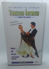 VHS Video TANZEN LERNEN Tango Fox Walzer Langsamer Walzer  Karl-Heinz Wellerdiek