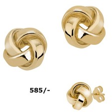 Ohrstecker 585 gold knoten - gold,,