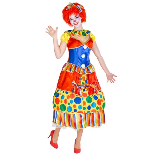 Frauenkostüm clown clownfrau - frauenkostüm,
