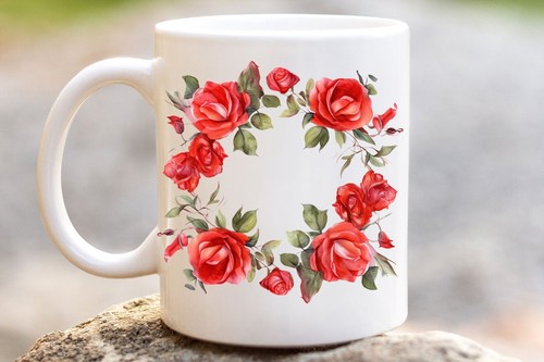 Aquarell rote rose - aquarell,