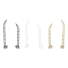 2 Stück 5,9 Fuß und 6,9 Fuß Metall-Hochzeitsbogen für Babyparty, Fotokabine,