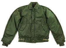 US NAVY CWU Vintage Navy Extreme Cold Weather Deck Jacke Oliv 48 M