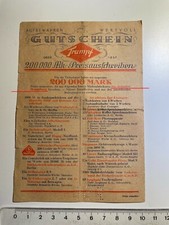 Interessante Werbung 1930 Trumpf-Schokoladenfabriken, Aachen Berlin Gutschein