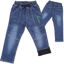 Jungen Thermo Kinderjeans Winterhose gefüttert Kinderhose Jeans warm Winterjeans
