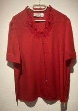 Damenbluse rot festlich -