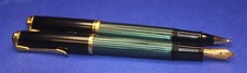 (2) PELIKAN 400 Green Striped