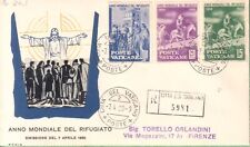 Vatikan 1960 FDC Rhodos Weltflüchtlingsjahr Einschreiben.