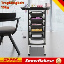 Beauty Friseurwagen Bedienungswagen Salon Friseur Arbeitswagen mit 5 Schubladen