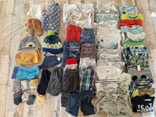 #2 Paket Baby Kleidung Junge 74/80 - 62 Teile Hose Schlafsack Jacke Shirt Body
