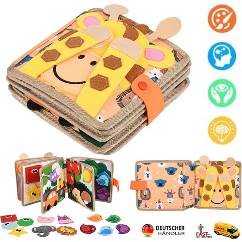 Montessori quiet book aus - aus, filz