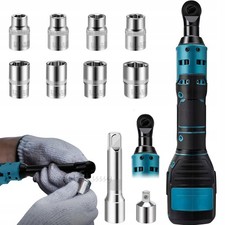 Elektrischer-Akku Ratschenschrauber Ratschen Winkelschrauber 3/8''Für Makita 18V