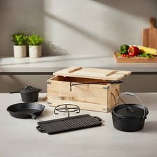 7 TLG. Dutch Oven Set Topf