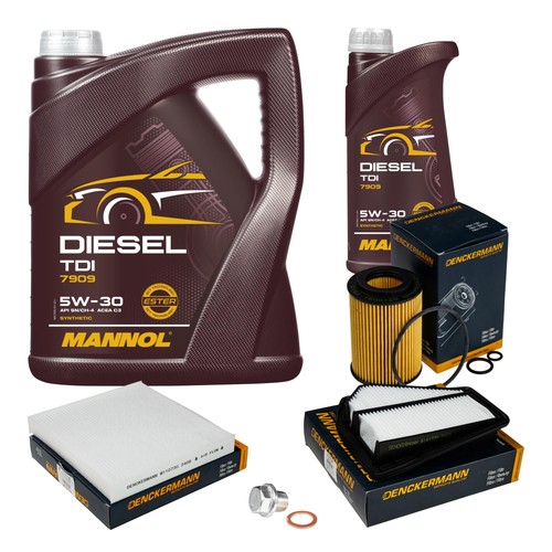 Inspektionspaket mannol - inspektionspaket, 6l