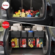 Auto KFZ Rücksitz Organizer Aufbewahrungstasche Mit Netztasche Kofferraumtasche