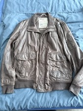 Camp David Lederjacke Braun