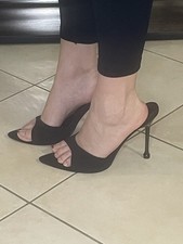 Mules/Pantoletten In Schwarz