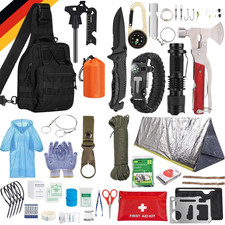 Survival | Notfall-Überlebensausrüstung | Fluchtrucksack | Set 83-Teile Prepper