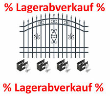Zaunfeld Zaunelement Metallzaun Gartenzaun Lagerabverkauf "Alizia" 175x200 cm N