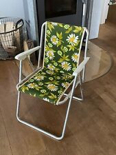 Kinder Klappstuhl 70er Jahre Aluminium Camping Top Zustand 