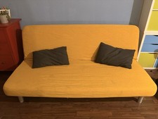 Schlafsofa IKEA BEDDINGE ähnlich NYHAM inklusive Bettkasten, Kissen (Bett/Couch)