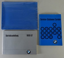 Bordmappe + Betriebsanleitung / Handbuch | BMW 1600 GT | Stand 11/1967