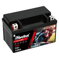 Novelbat GEL Motorrad Batterie YTX7A-BS 12V 7Ah GEL YTX7A-4 CTX7A-4 NEU