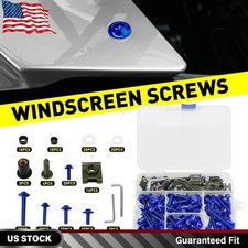 155X Blue Fairing Bolts &