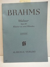 Walzer Op.39 - Klavier zu zwei