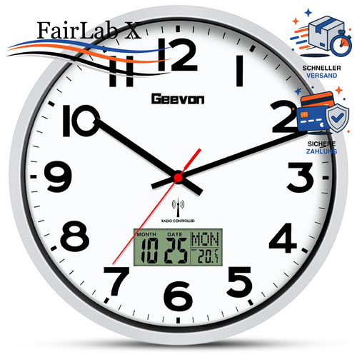 Wanduhr zoll mit - wanduhr,