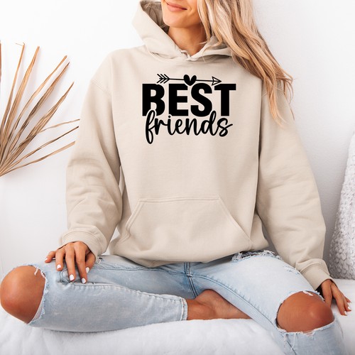 Friends damen hoodie pfeil - damen,