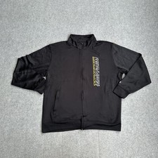 CHAMPION Herren Retro Trainingsjacke Langarm Gr. XL USA Pullover A19302 Schwarz