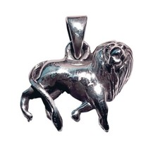 Silber Anhänger Löwe  925 er Sterling Sternzeichen Silberschmuck Löwe-Anhänger