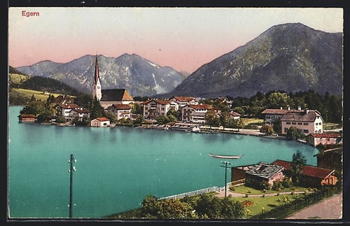 Ansichtskarte egern - egern, a