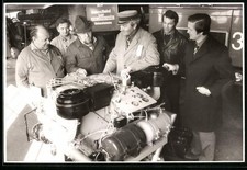 Fotografie Baumaschinen-Ausstellung, Stationär-Aggregat mit Deutz-Motor, Messes 