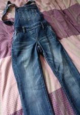 Mädchen Jeans Latzhose