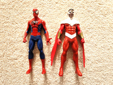 2x Marvel Superhelden Actionfiguren Spider-Man & Falcon original von Hasbro