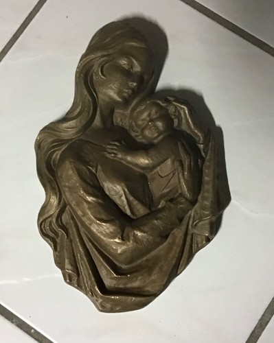 Madonna mit kind relief 35 - -,