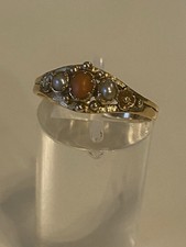 Antiker Goldring, 585 mit