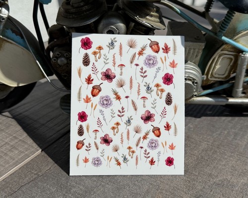 Wild blumen nailart - wild-blumen,