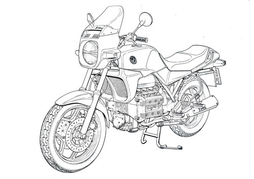 Stück rendering motorrad - stück,